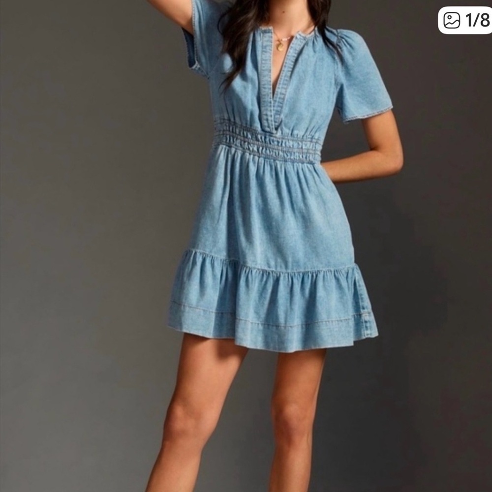 Anthropologie mini dress large